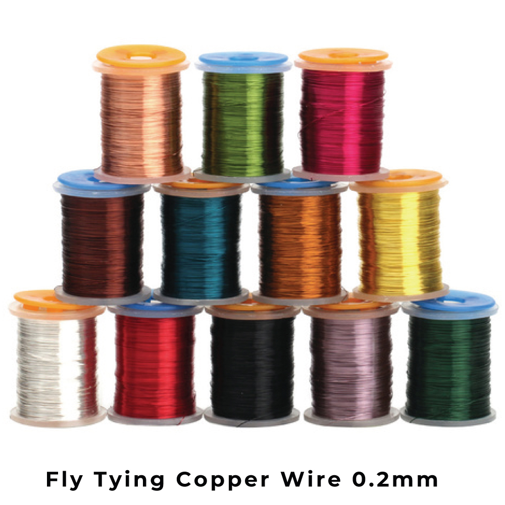 BTI-09D-1163 Fly Tying Copper Wire 0.2mm