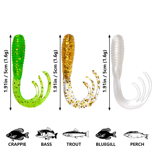 BTI-05D-103 Curly Tail Soft Lure