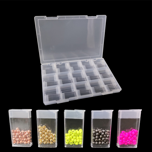 BTI-09A-H24L (15C with 30pcs small boxes)30 Grids Bead Organizer Box