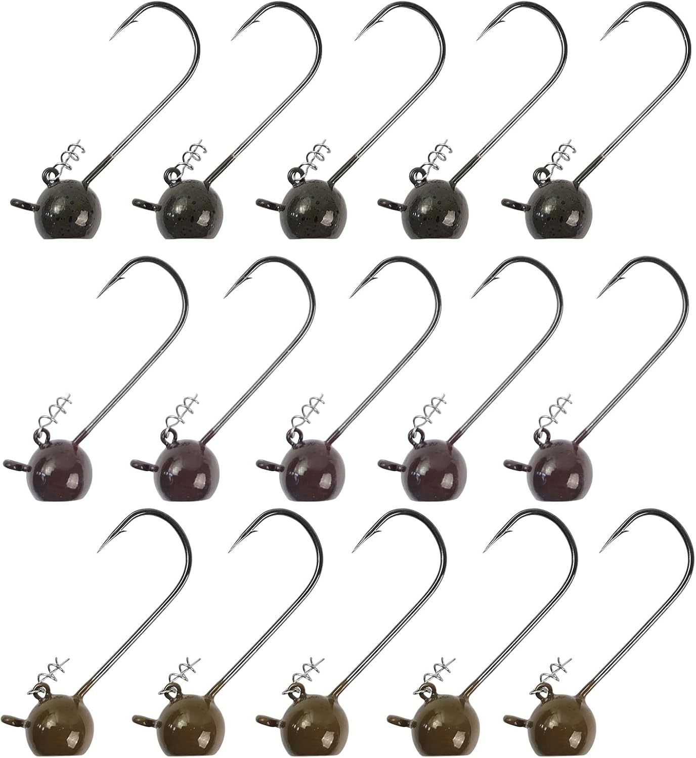 BTI-08B-428 Shacky Head Stand-up Style Jig Heads