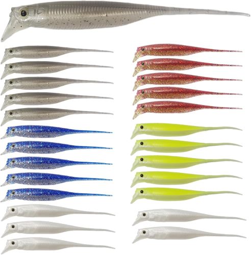 body filler fishing lures Shad Lures/Mojo Replacement Tails White Water Outfitters Hot Walleye 3 Pack Bucktail Jig Lure