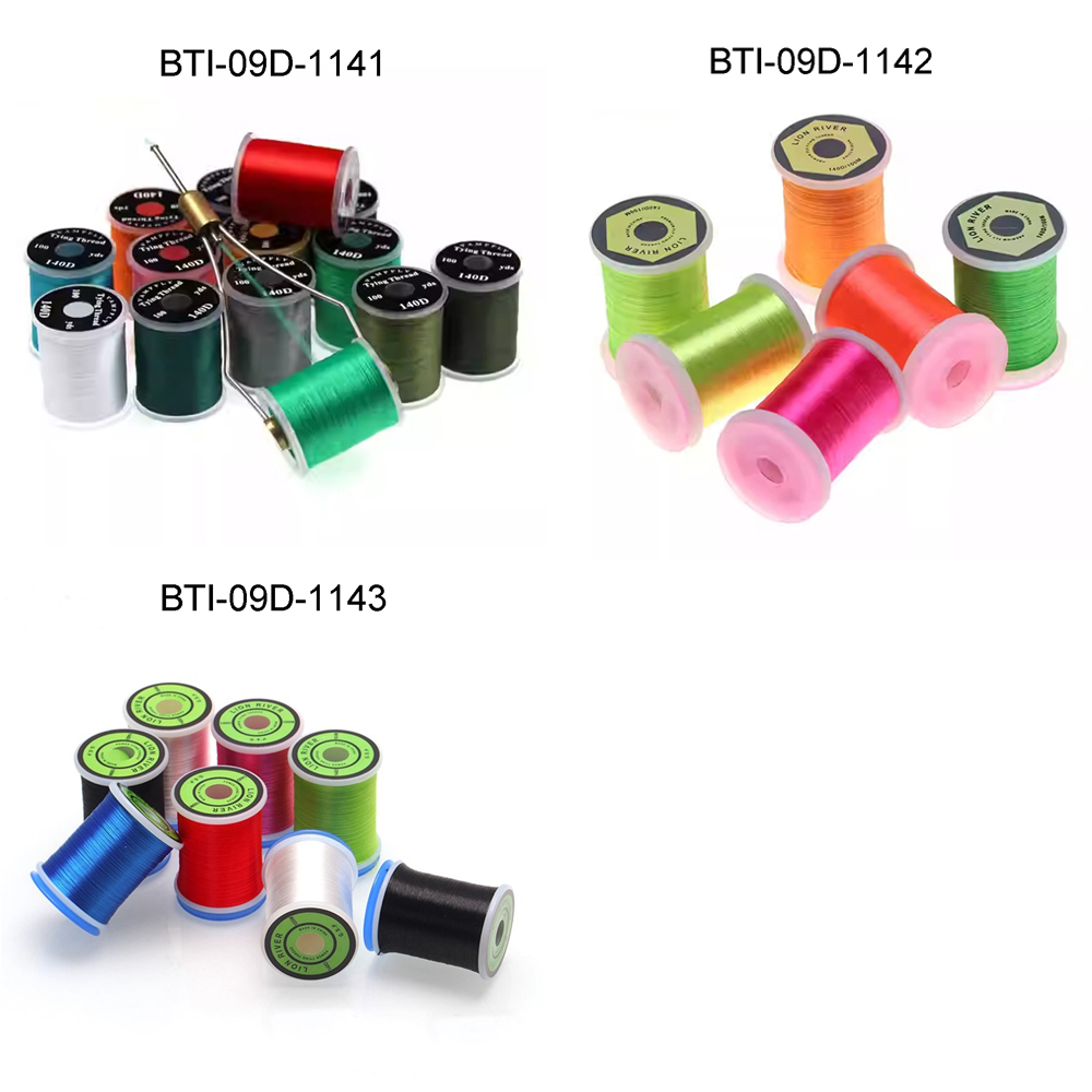 BTI-09D-1141,1142,1143 140D Fly Tying Thread
