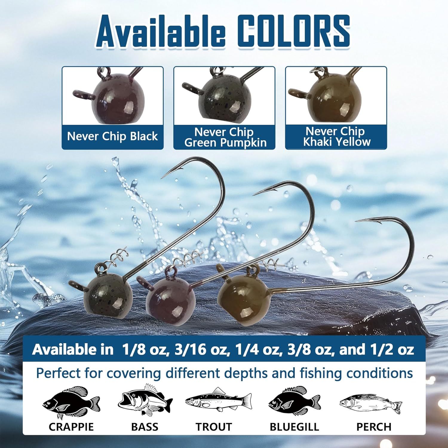 BTI-08B-428 Shacky Head Stand-up Style Jig Heads
