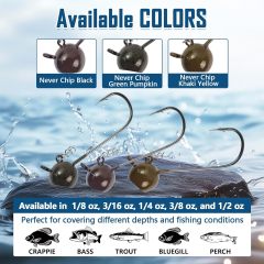 BTI-08B-428 Shacky Head Stand-up Style Jig Heads
