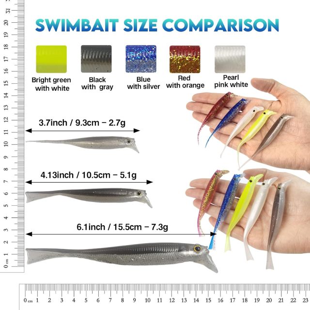 BTI-05D-105 Soft Plastic Swimbait with Lip