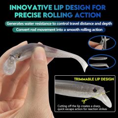 BTI-05D-105 Soft Plastic Swimbait with Lip