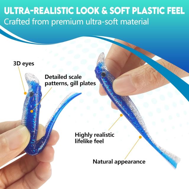 BTI-05D-105 Soft Plastic Swimbait with Lip