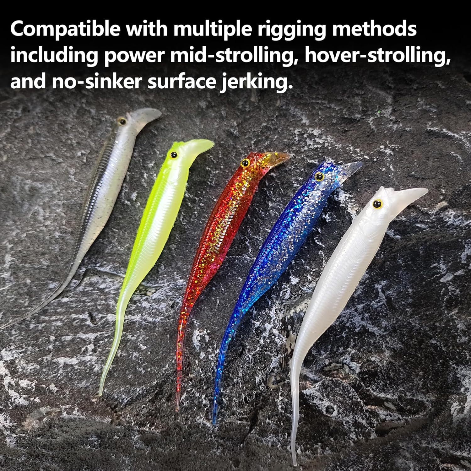 BTI-05D-105 Soft Plastic Swimbait with Lip
