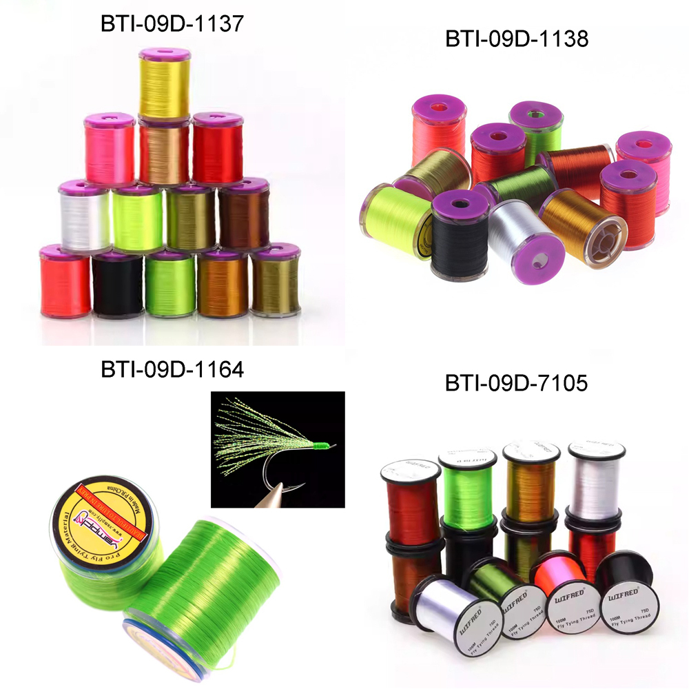 BTI-09D-1137,1138,1164,7105 75D Fly Tying Thread