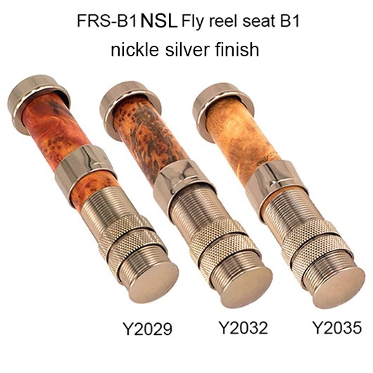 BTI-FRS-B1 Fly reel seat B1 nickle silver finish