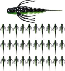 BTI-05D-106 Pin Tail Worms with Adjustable Skirt