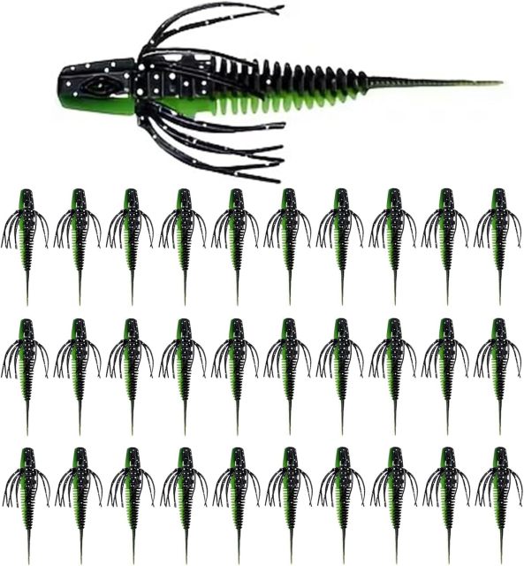 BTI-05D-106 Pin Tail Worms with Adjustable Skirt