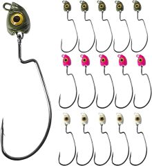 BTI-08B-429 Painted Fish Eye Swimbait Jig Heads