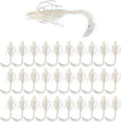 BTI-05D-107 Curly Tail Worms with Adjustable Skirt