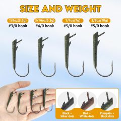 BTI-08B-430 Ozark Rig Weedless Jig Heads