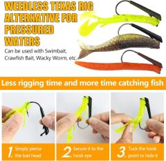 BTI-08B-430 Ozark Rig Weedless Jig Heads