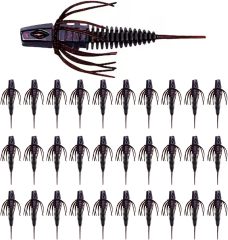 BTI-05D-106 Pin Tail Worms with Adjustable Skirt