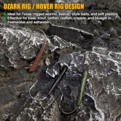 BTI-08B-430 Ozark Rig Weedless Jig Heads