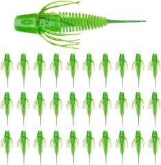 BTI-05D-106 Pin Tail Worms with Adjustable Skirt