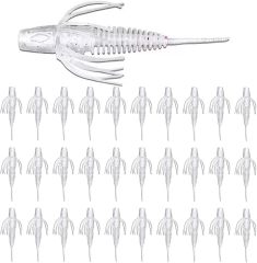 BTI-05D-106 Pin Tail Worms with Adjustable Skirt