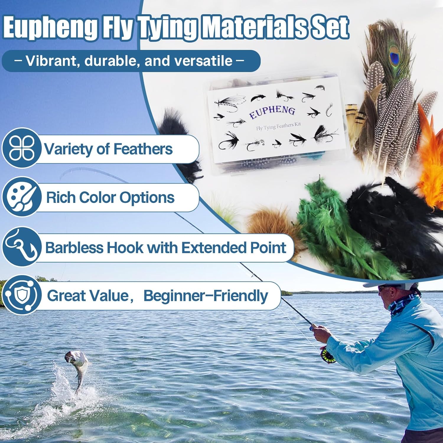BTI-09D-4038 Fly Tying Materials Kit