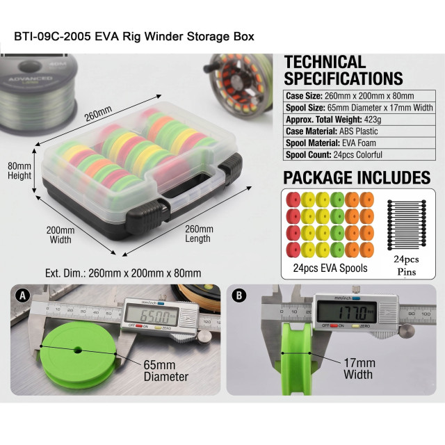 BTI-09C-2004, 2005, 2006 Complete Fishing Rig Storage System