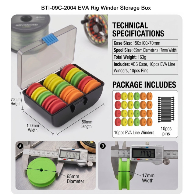 BTI-09C-2004, 2005, 2006 Complete Fishing Rig Storage System