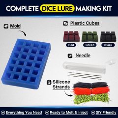 BTI-05D-108 Dice Fishing Lure Mold Kit