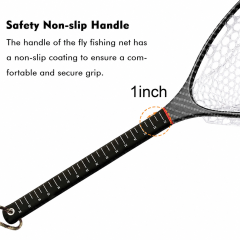 03A-CBLB04/CBLB05 Light Weight Carbon Fiber Landing Net With 3K Cloth
