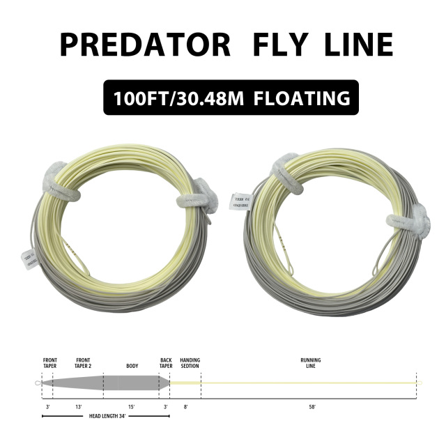 BTI-08D-003 Titan Streamer / Short, Powerful Taper