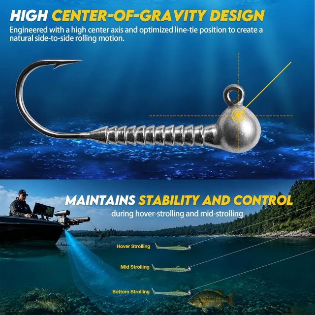 BTI-08B-432 Hover Strolling Jig Head