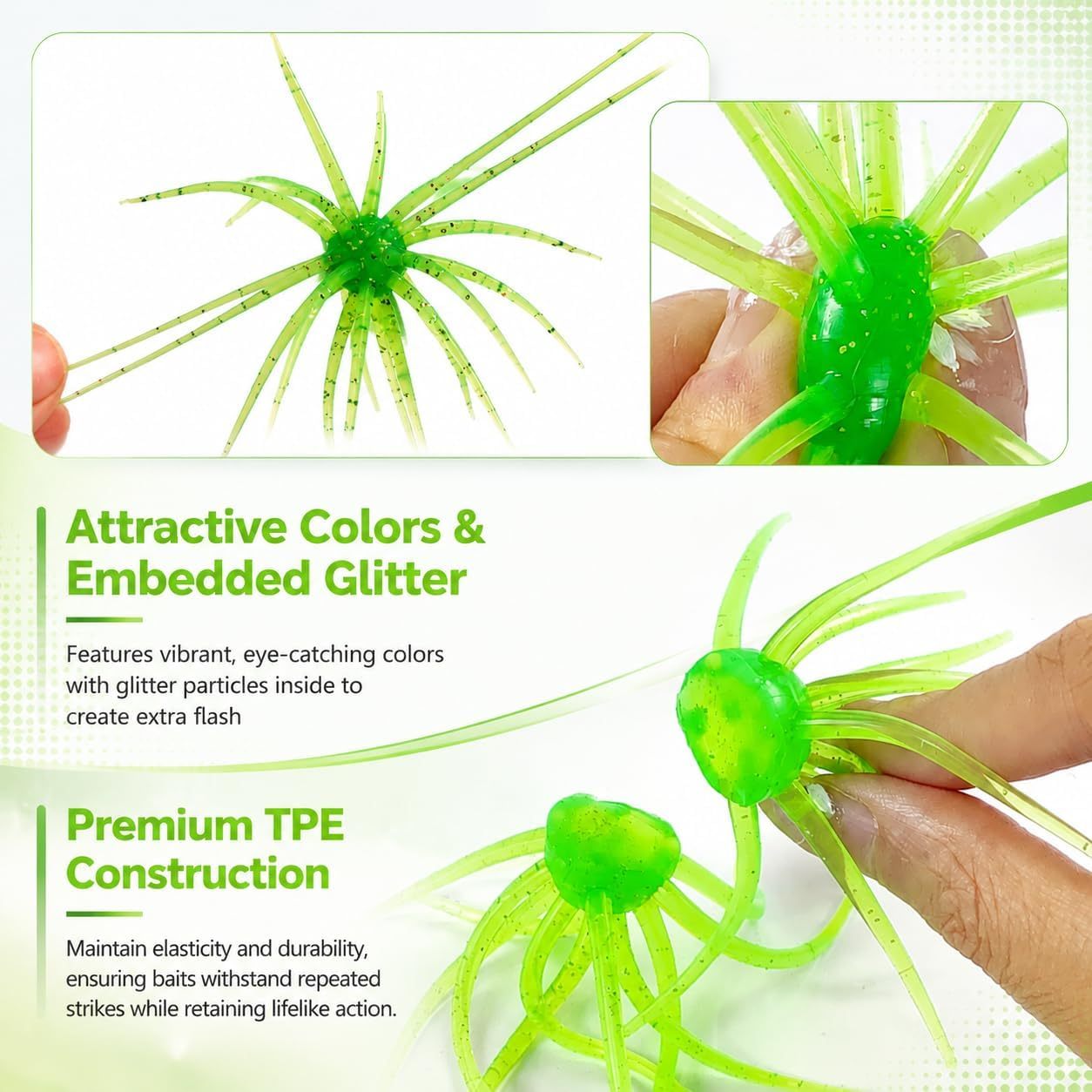 BTI-05D-110 New Sea Urchin Soft Bait