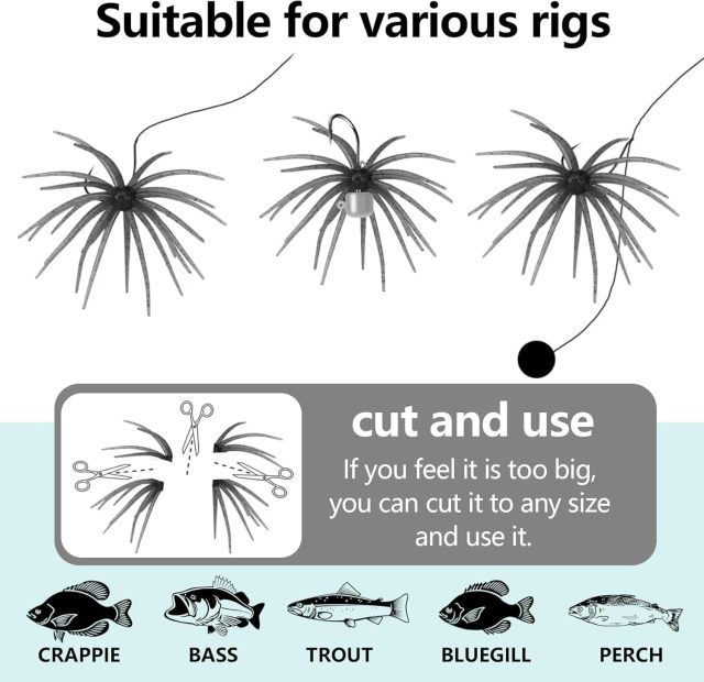 BTI-05D-110 New Sea Urchin Soft Bait