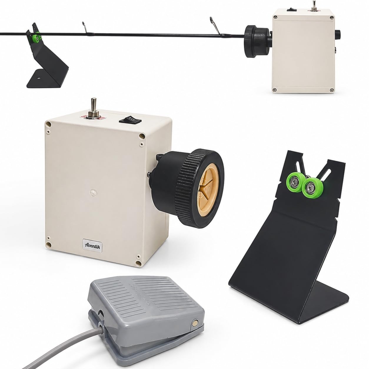 Repair Kit Machine For Fishing Rod Wrapping & Epoxy Drying