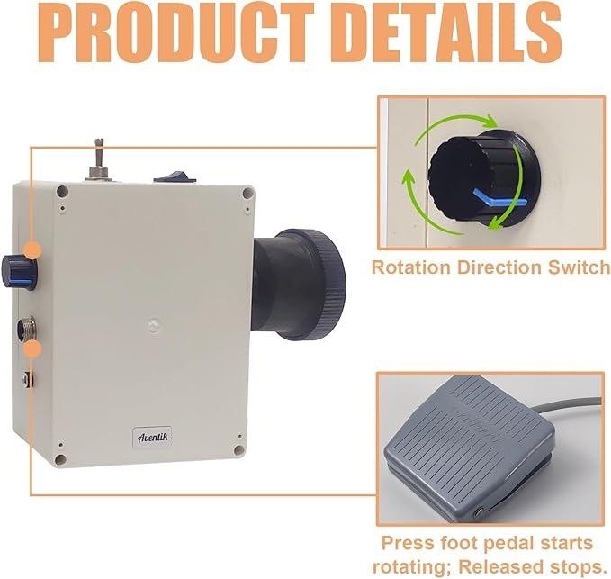 Repair Kit Machine For Fishing Rod Wrapping & Epoxy Drying