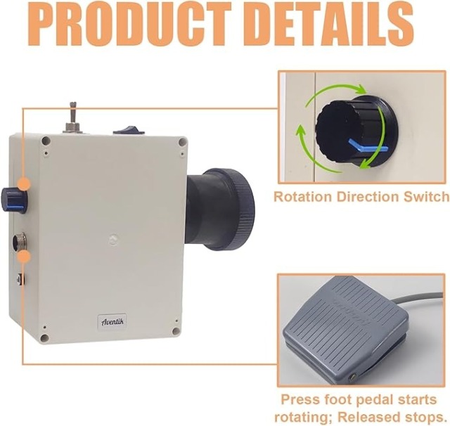 Repair Kit Machine For Fishing Rod Wrapping & Epoxy Drying