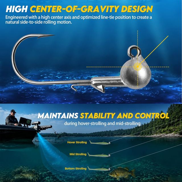 BTI-08B-433 U-shaped Wire Bait Keeper Jig Head
