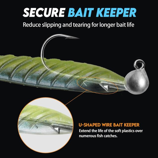 BTI-08B-433 U-shaped Wire Bait Keeper Jig Head