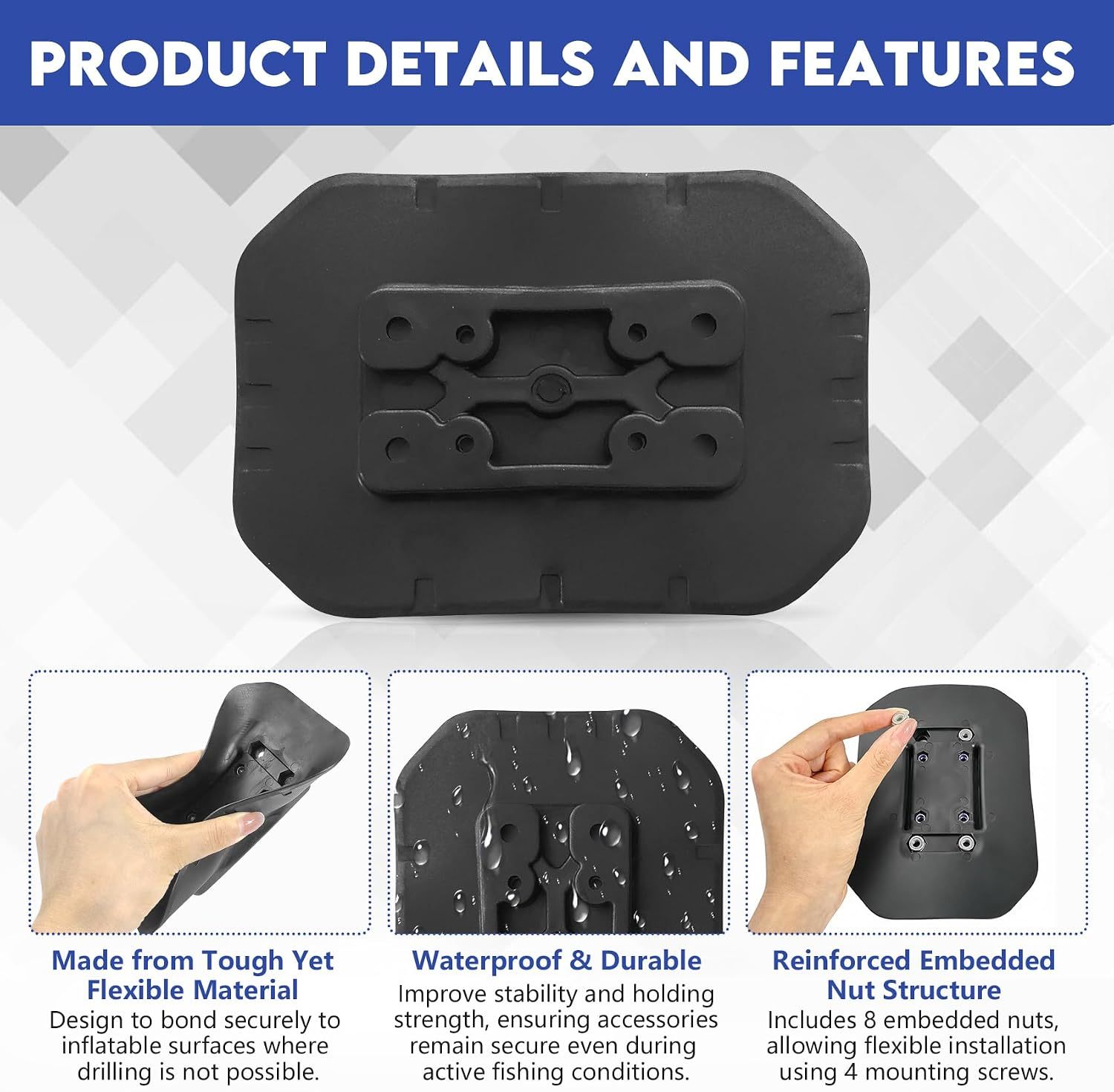 BTI-14A-6001 Glue-On Pad for Inflatable Boats