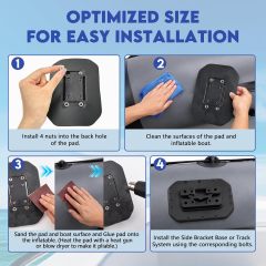 BTI-14A-6001 Glue-On Pad for Inflatable Boats