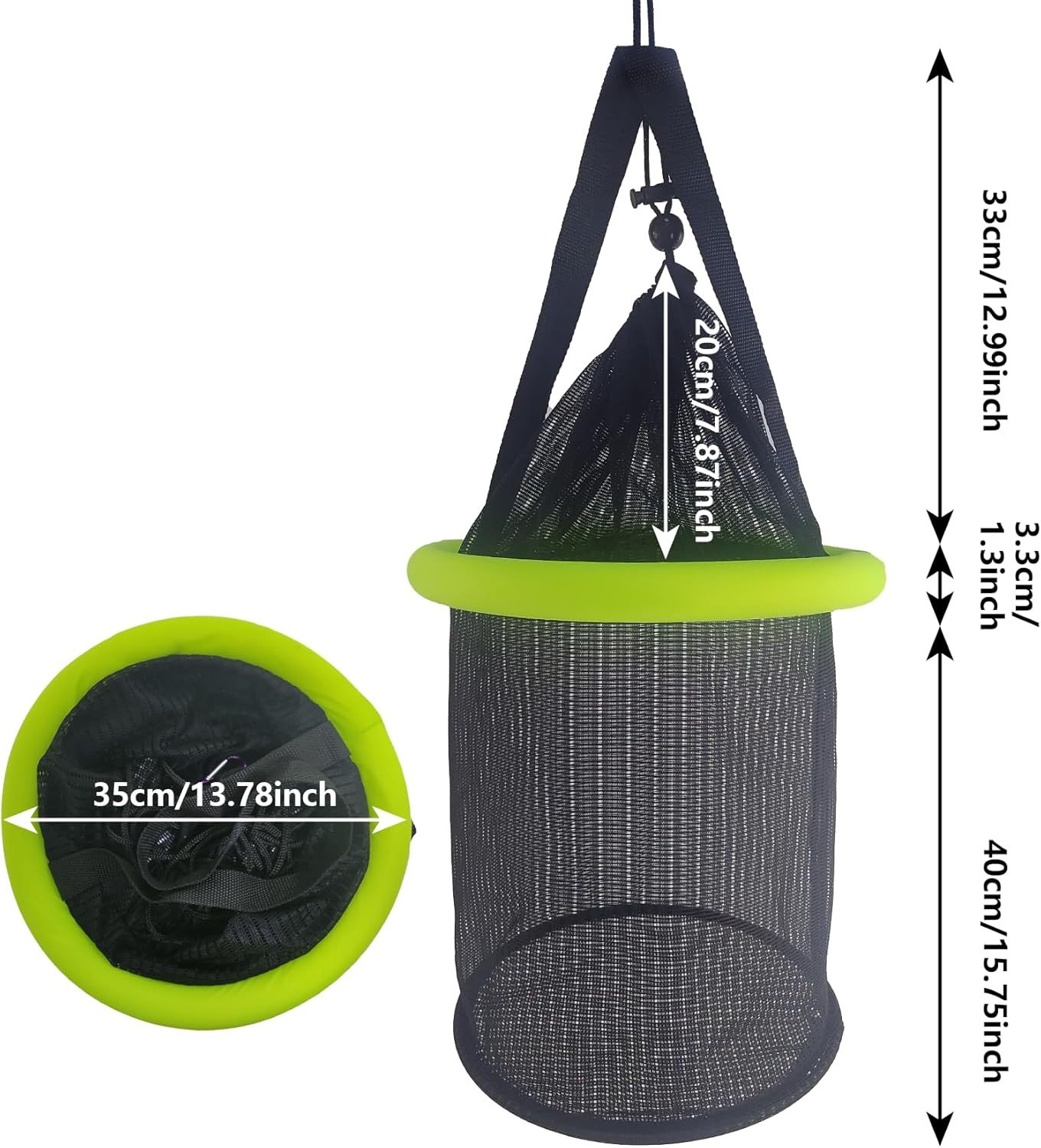 BTI-03C-001 5GAL/10GAL Floating Fish Basket