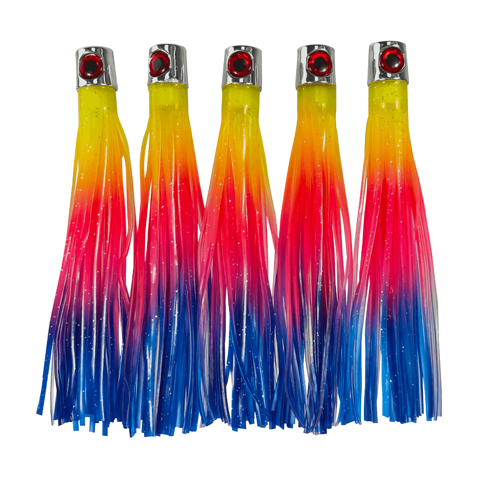6.3in Skirted Octopus Lures Soft Skirts with Plastic Head