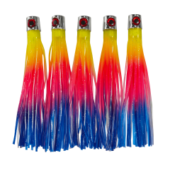 6.3in Skirted Octopus Lures Soft Skirts with Plastic Head