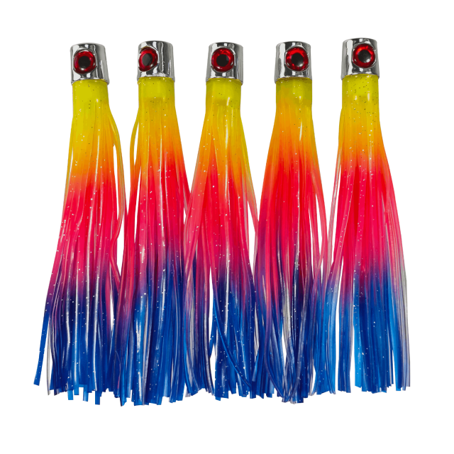 6.3in Skirted Octopus Lures Soft Skirts with Plastic Head