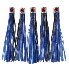 6.3in Skirted Octopus Lures Soft Skirts with Plastic Head