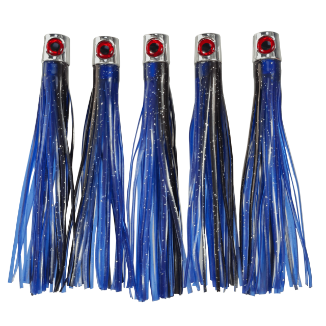 6.3in Skirted Octopus Lures Soft Skirts with Plastic Head