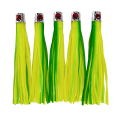 6.3in Skirted Octopus Lures Soft Skirts with Plastic Head