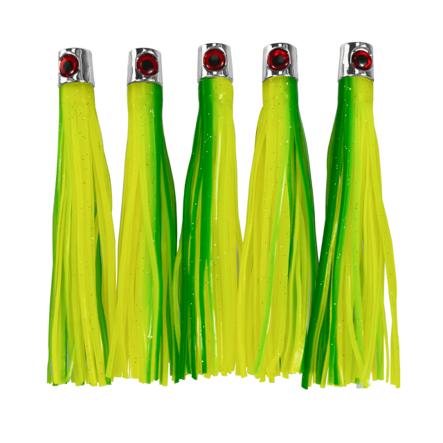 6.3in Skirted Octopus Lures Soft Skirts with Plastic Head