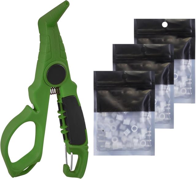BTI-09E-1201 Wacky Rig Worm Pliers with 300 O-Rings, Line Cutter & Storage