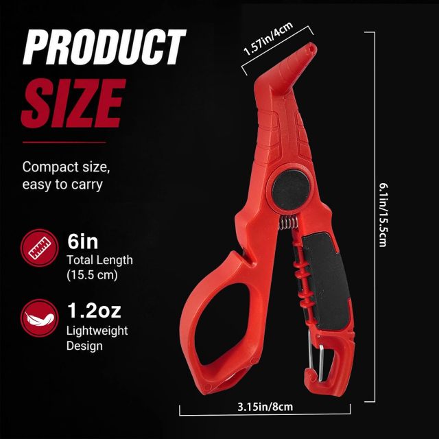 BTI-09E-1201 Wacky Rig Worm Pliers with 300 O-Rings, Line Cutter & Storage